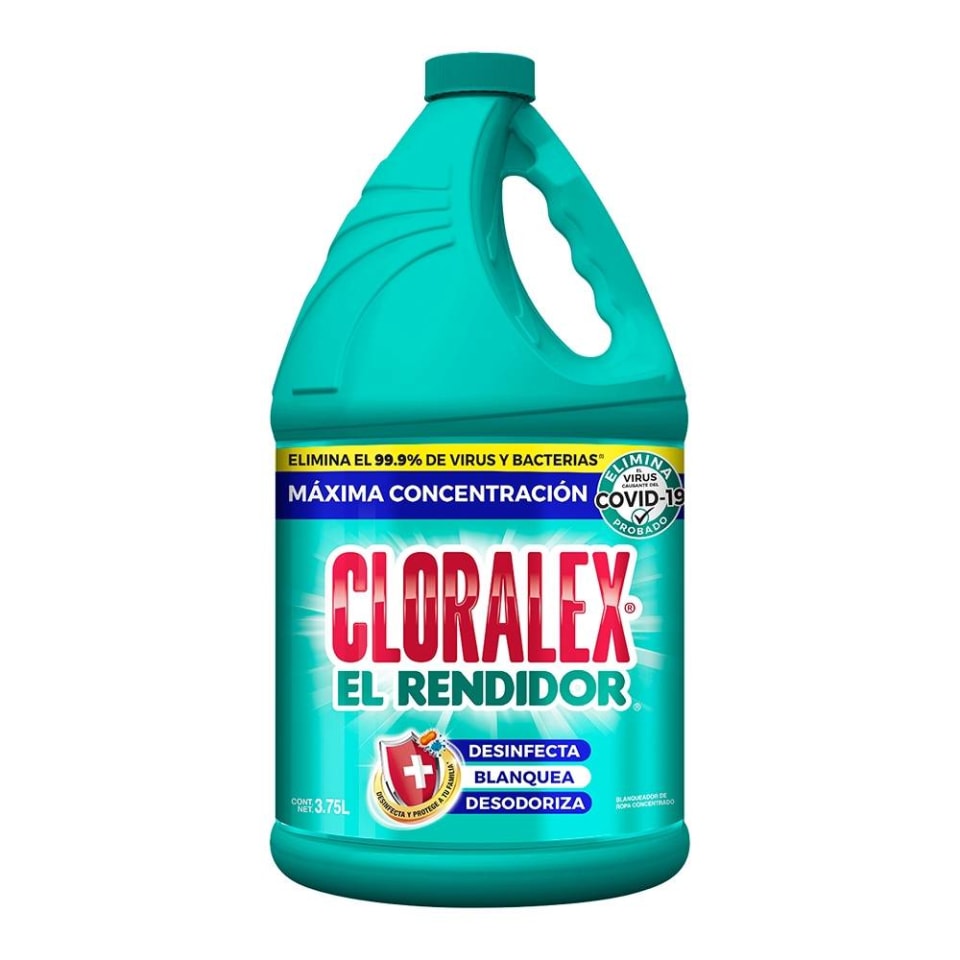 Blanqueador desinfectante Cloralex de 3.75 Lts.