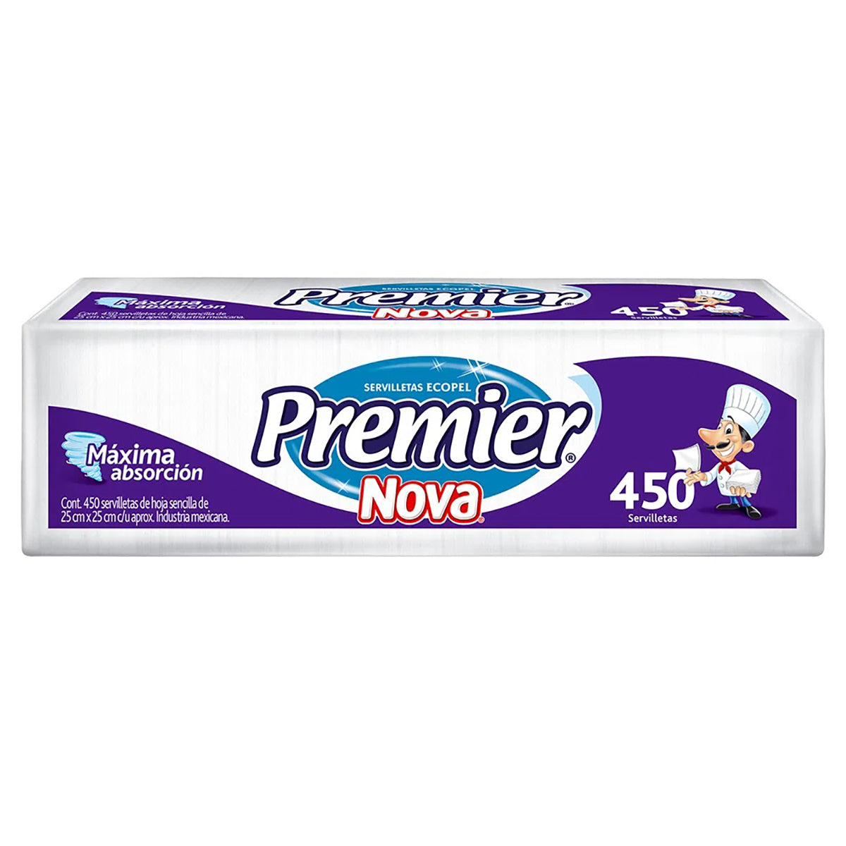 Paquete de servilletas Premier 450 pzas.