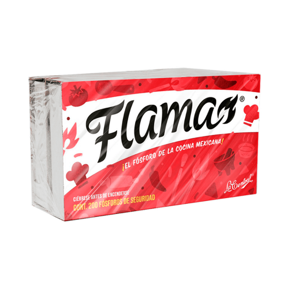 Paquete de 2 cajas de cerillos Flama.
