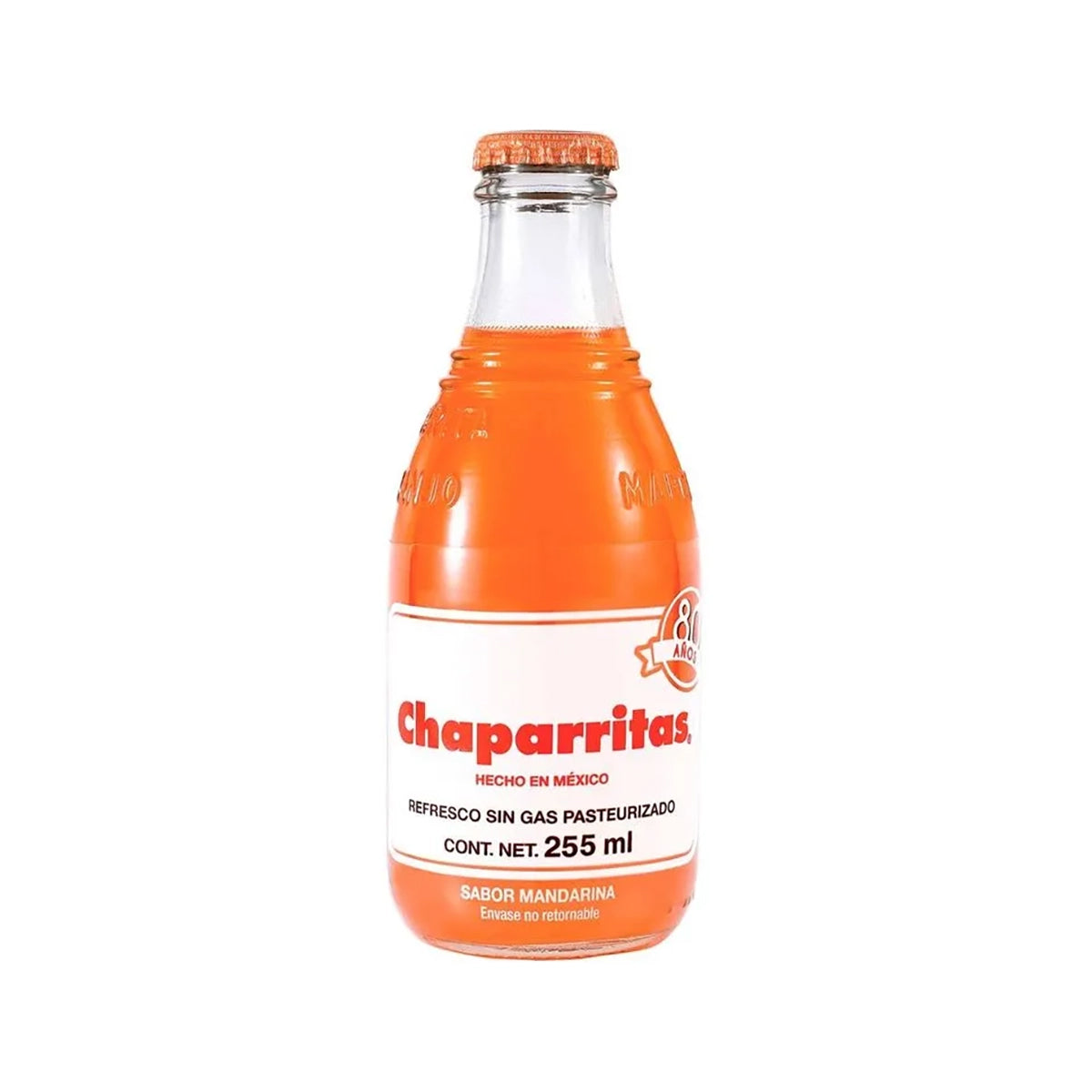 Refresco Chaparrita sabor mandarina 255 ml.