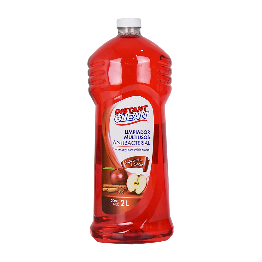 Limpiador multiusos antibacterial manzana canela de 2 Lts.