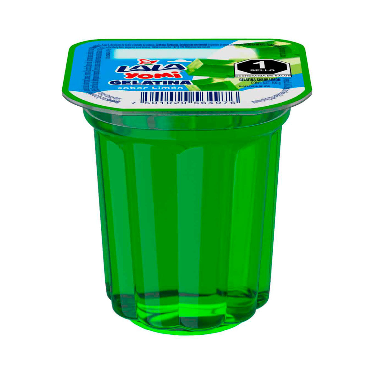 Gelatina Lala Yomi sabor limón 100 grs.