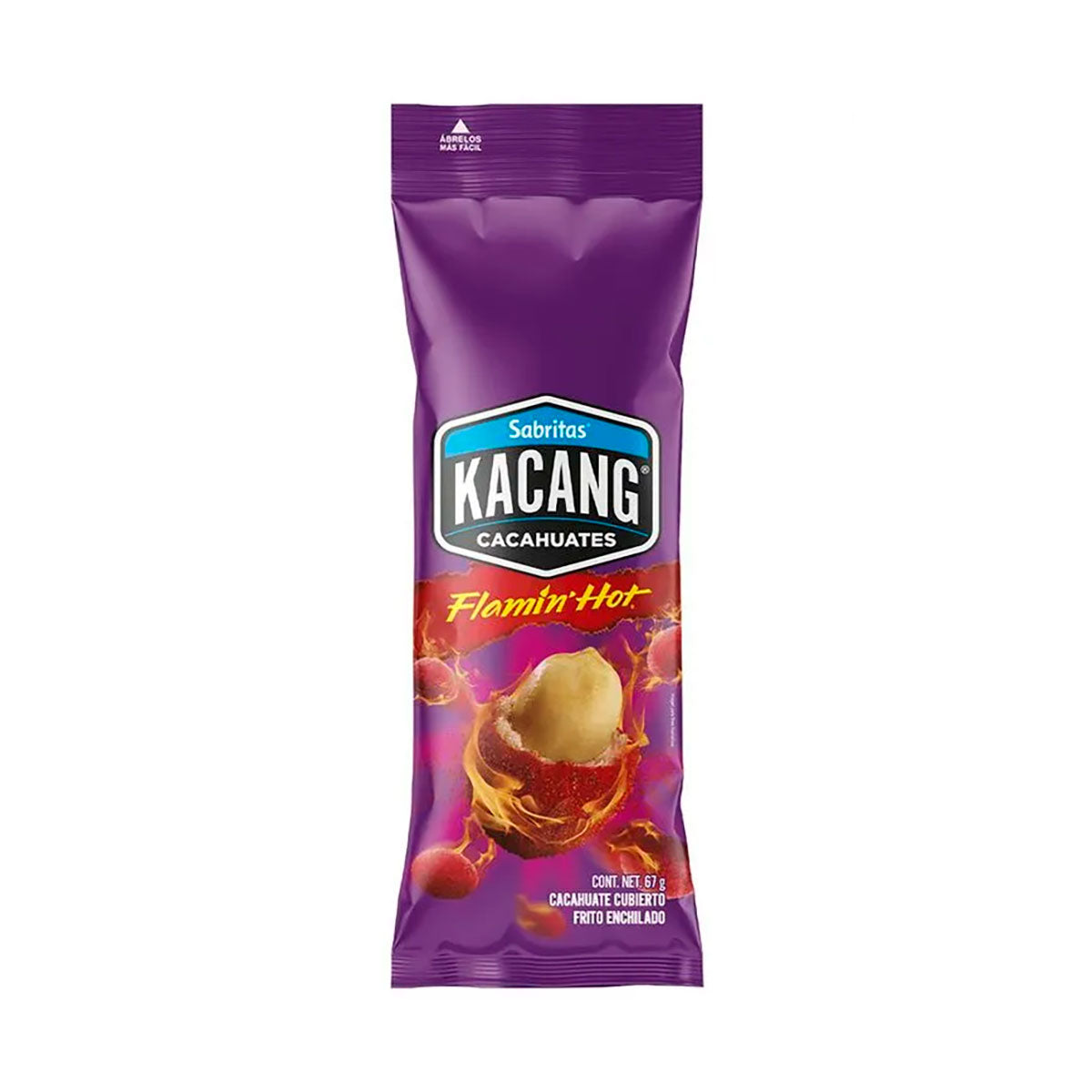 Cacahuates Sabritas Kacang Flamin Hot 67 grs.