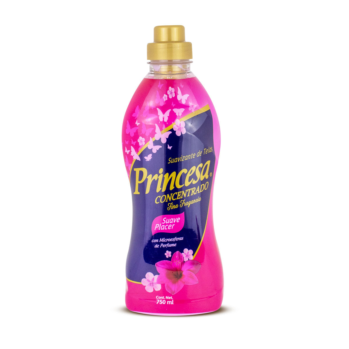 Suavizante de telas Princesa suave placer 750 ml.
