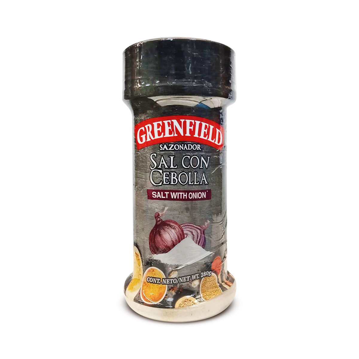 Greenfield condimento de sal con cebolla 280 grs.