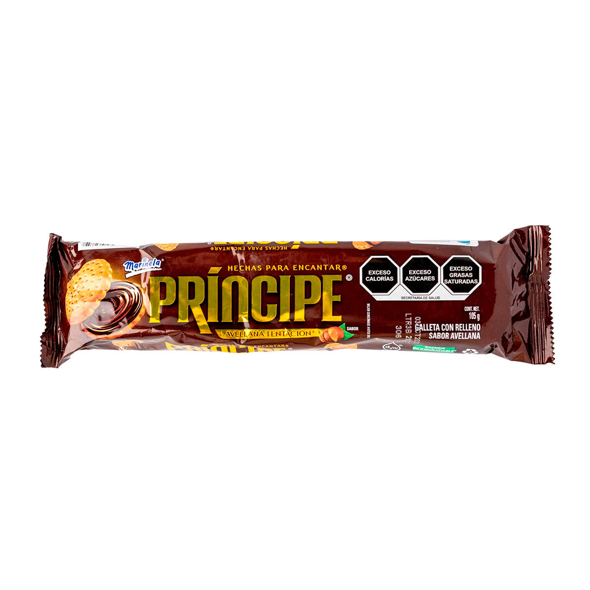 Galletas Príncipe avellana 105 grs.