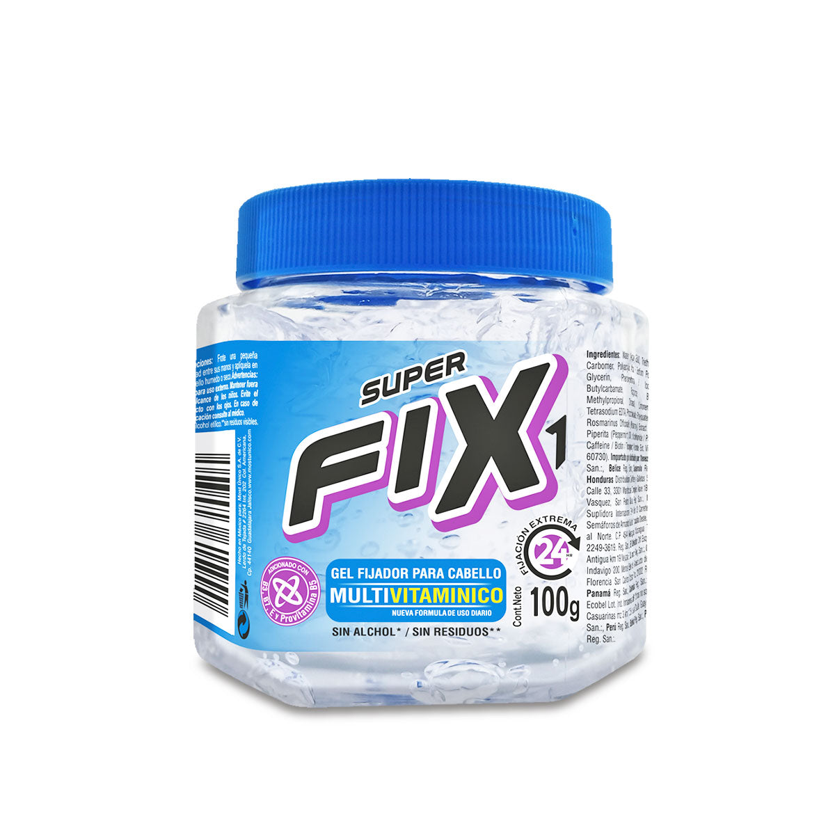 Gel Fijador para cabello Súper Fix de 100 grs.
