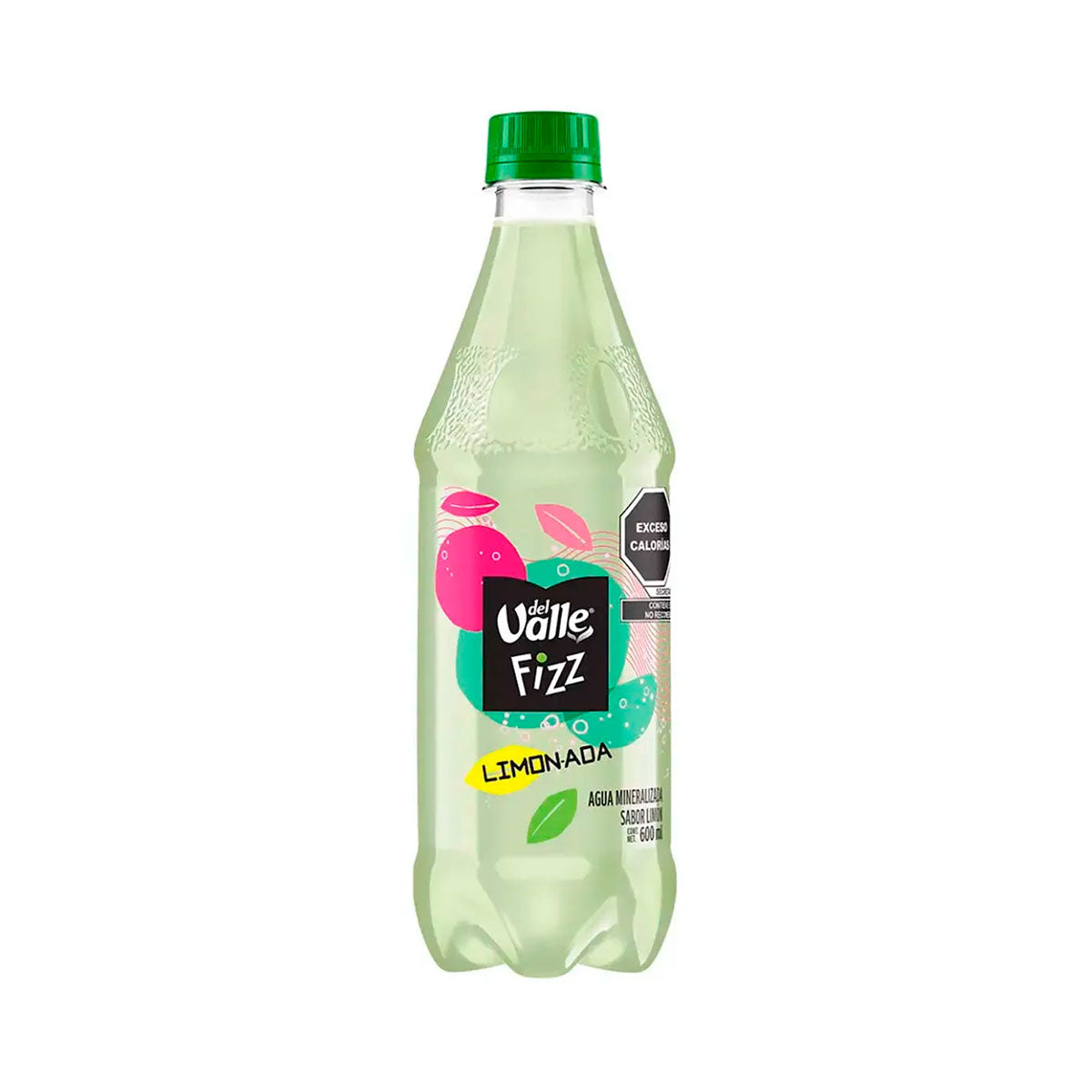 Agua mineralizada Del Valle Fizz sabor limón 600 ml.