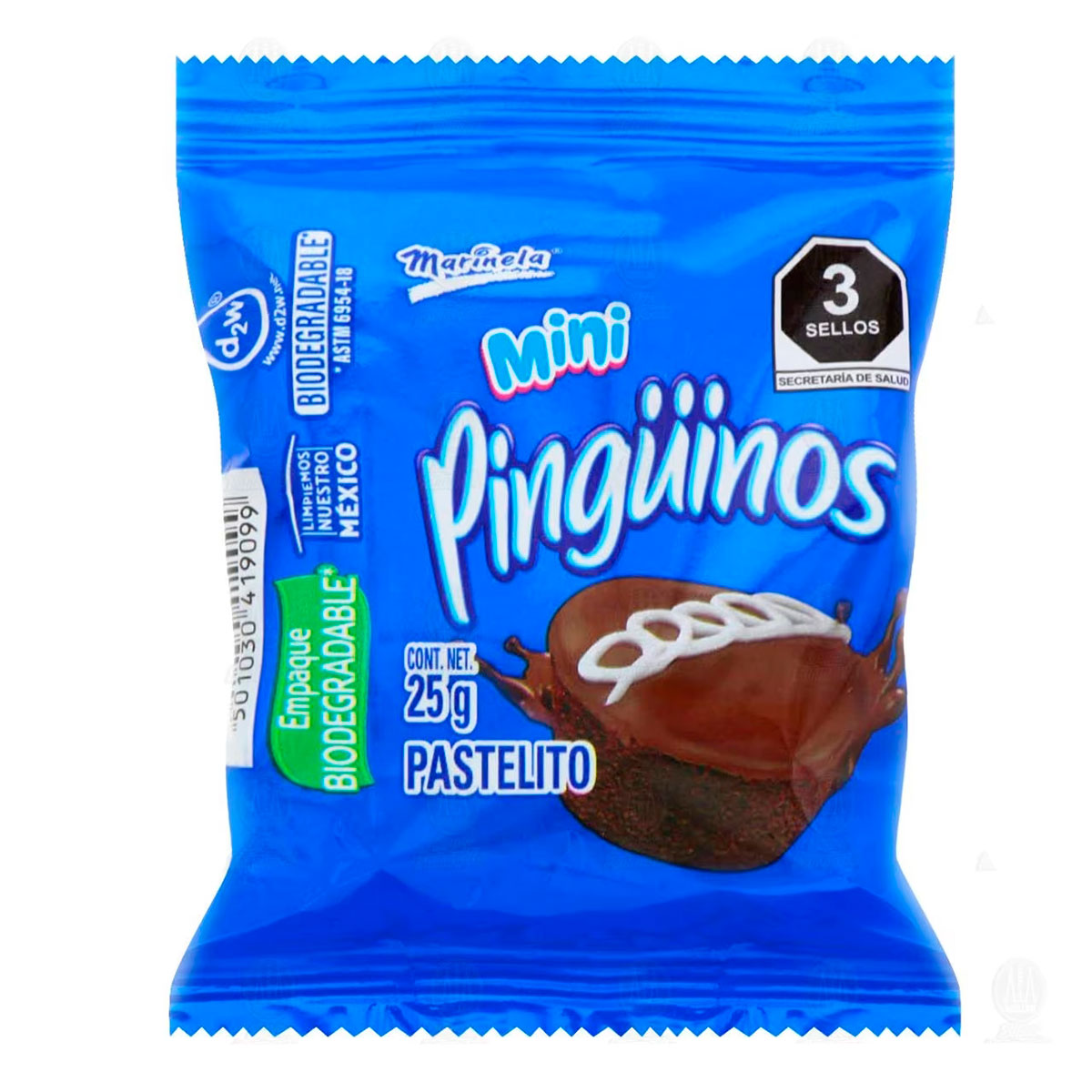Mini Pingüino Marinela 25 grs.