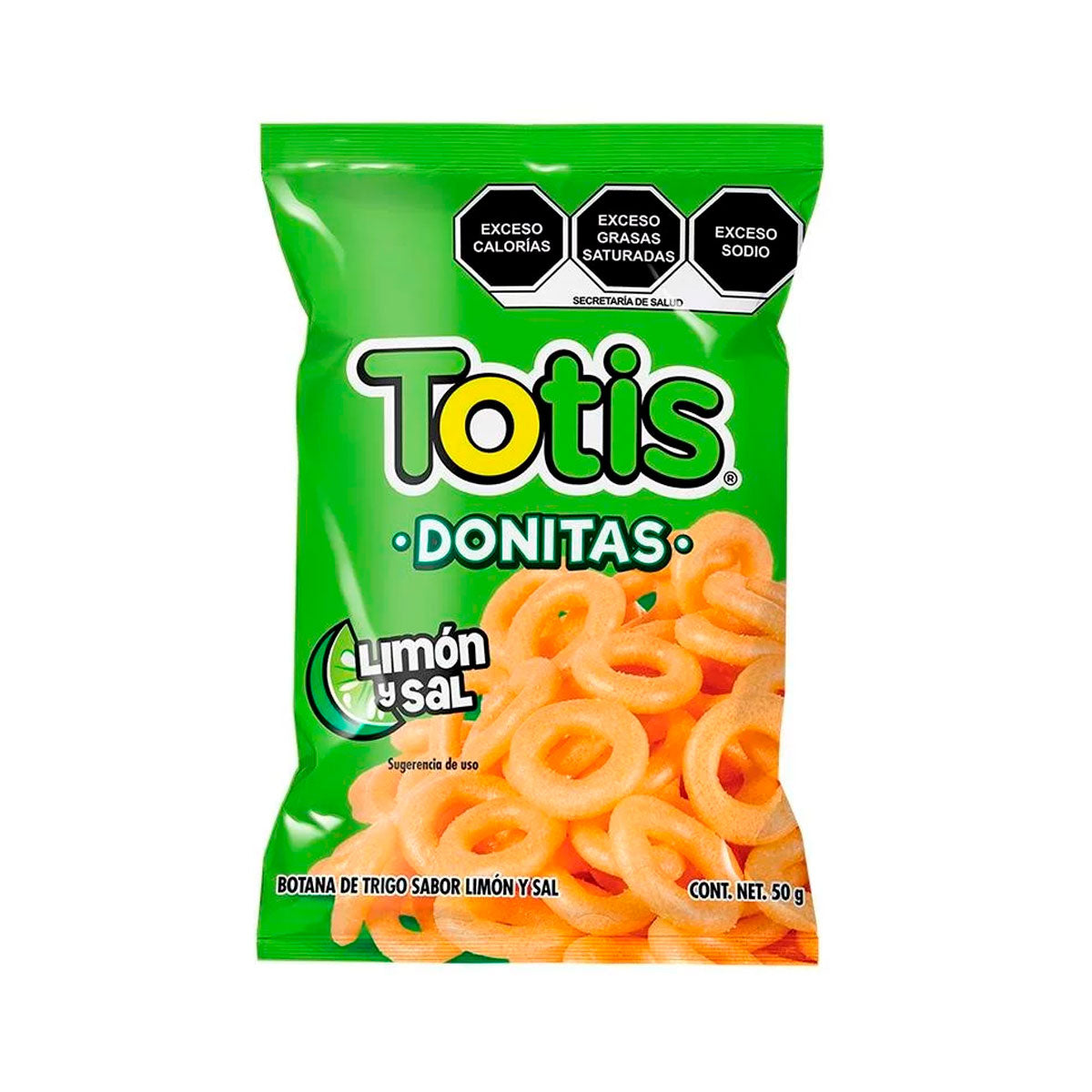 Donitas Totis La Costeña sal y limón 50 grs.