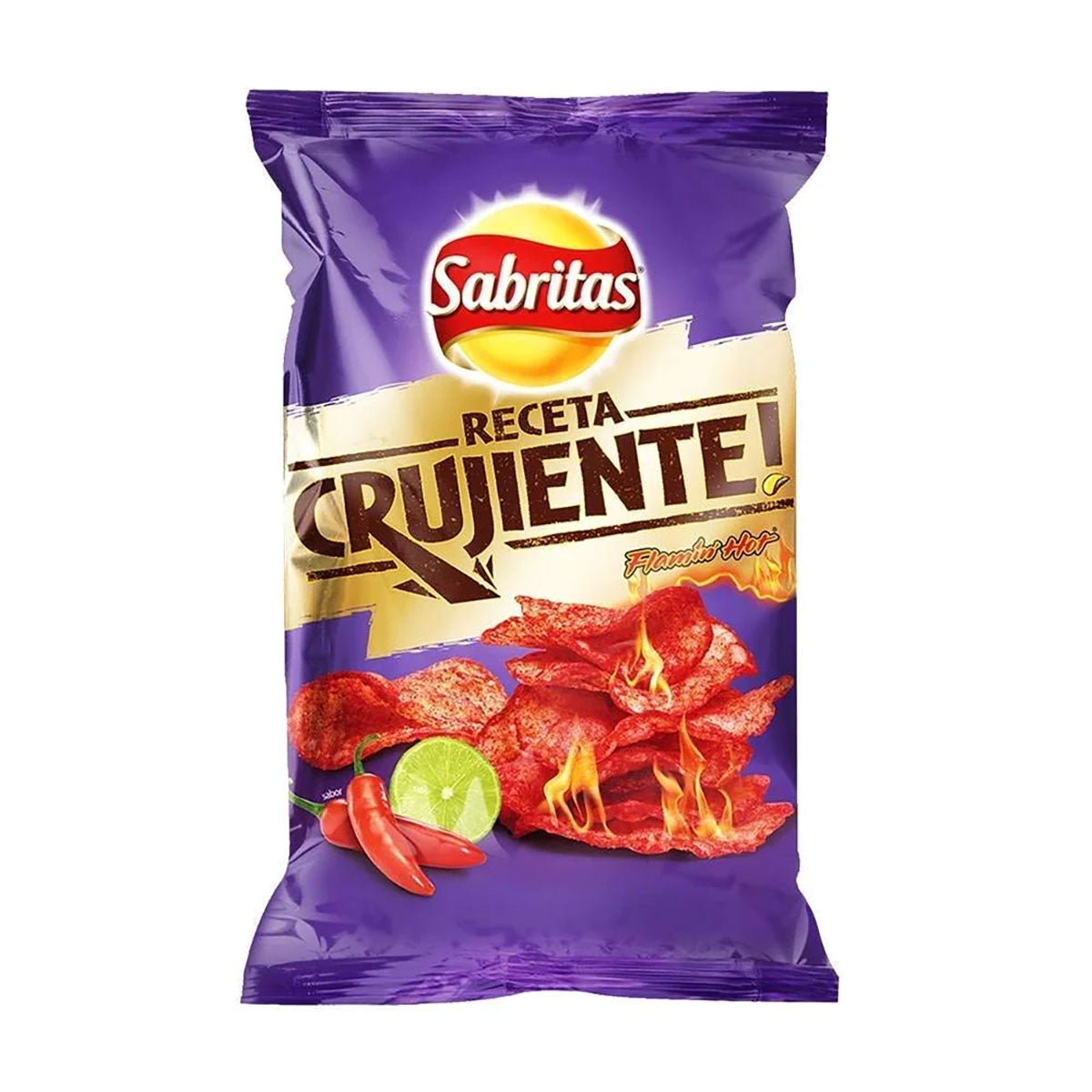 Papas Sabritas receta crujiente Flamin Hot 49 grs.