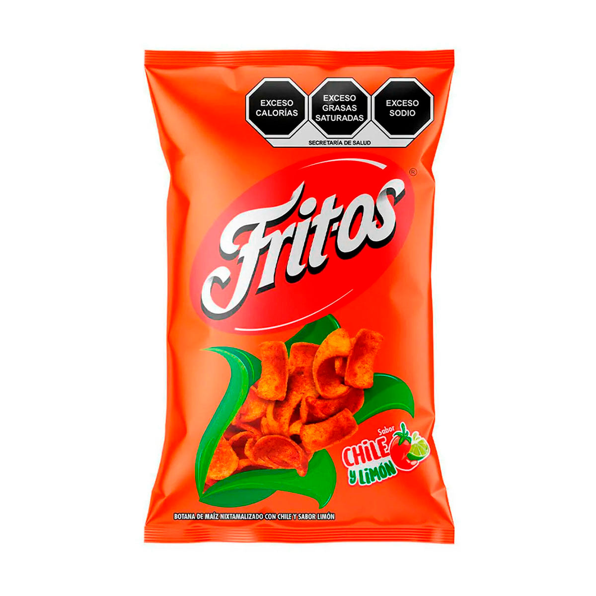 Fritos sabor chile y limón Sabritas 60 grs.
