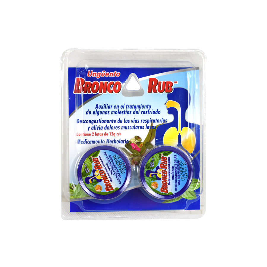 Broncolín unguento Bronco Rub.