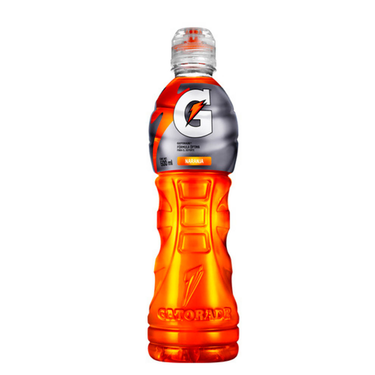 Bebida Gatorade sabor naranja 600 ml.