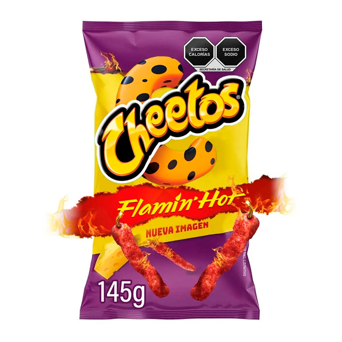 Cheetos Flamin Hot Sabritas 145 grs.