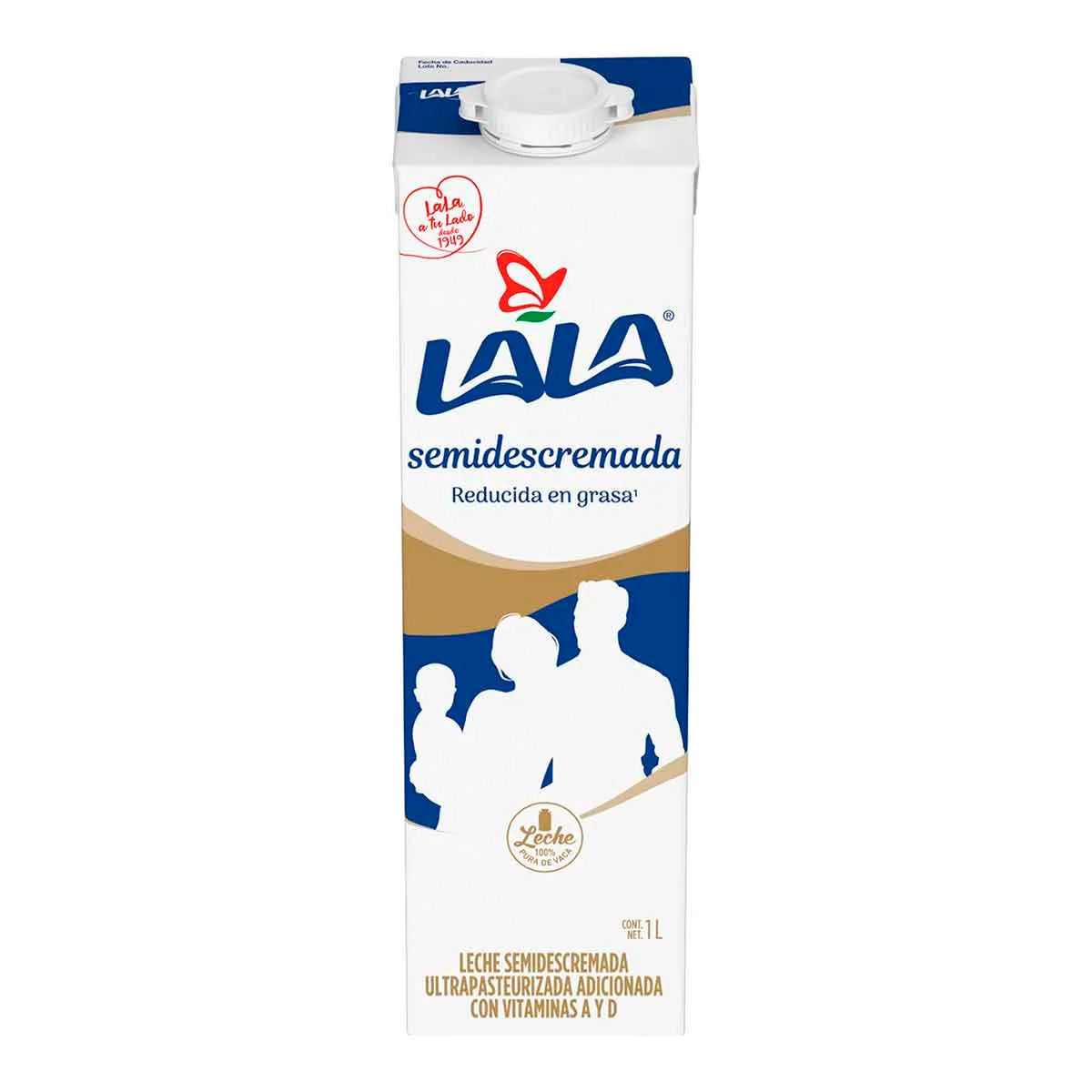 Leche semidescremada Lala 1 Lt.