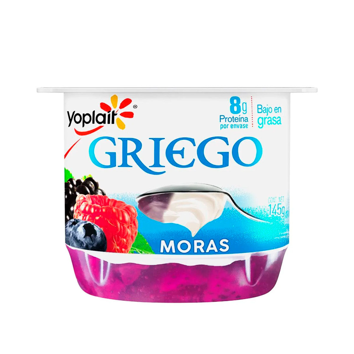 Yoghurt Yoplait Griego con moras de 145 grs.