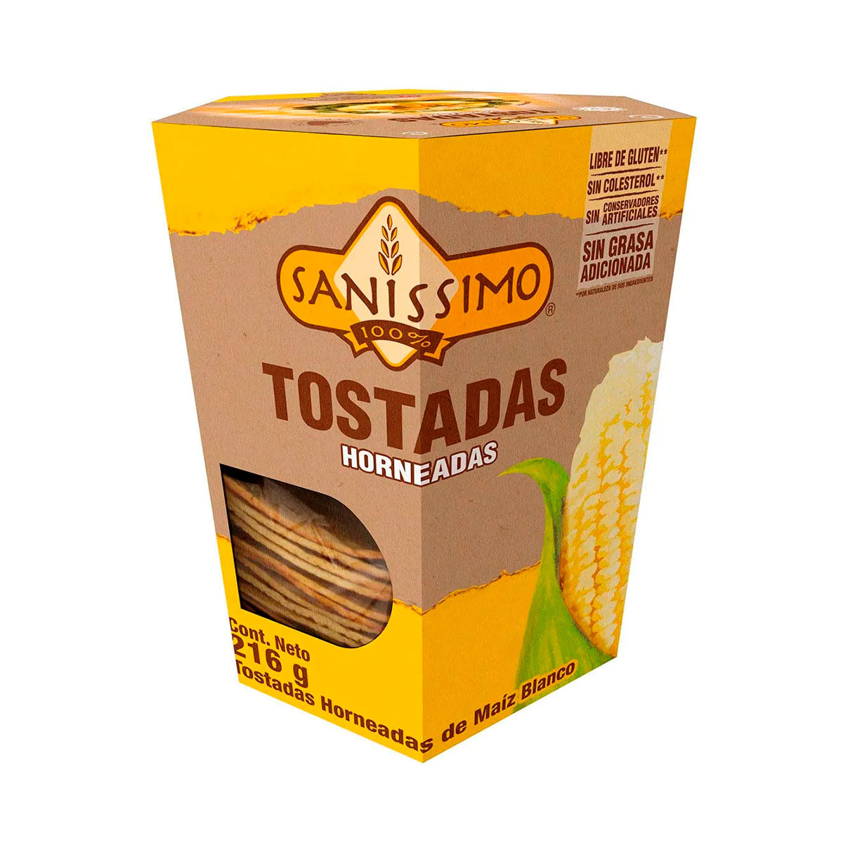 Tostada clásica Saníssimo 216 grs.