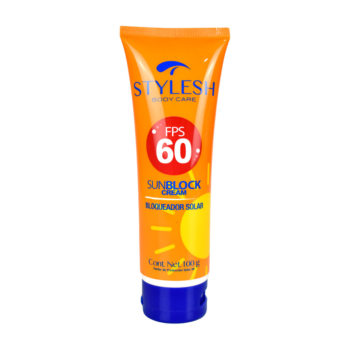 Bloqueador solar Stylesh 60 FPS de 100 grs.