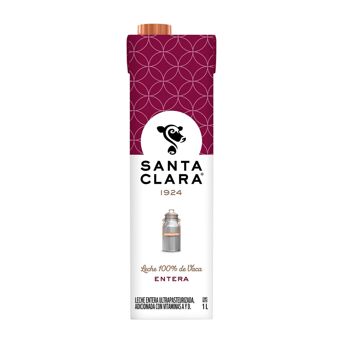 Santa clara leche entera 1.0l 1l