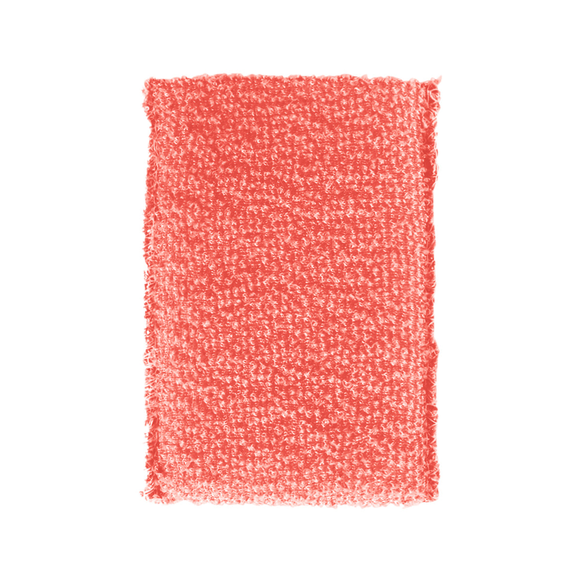 Toalla rígida para baño y masaje corporal color azul.
