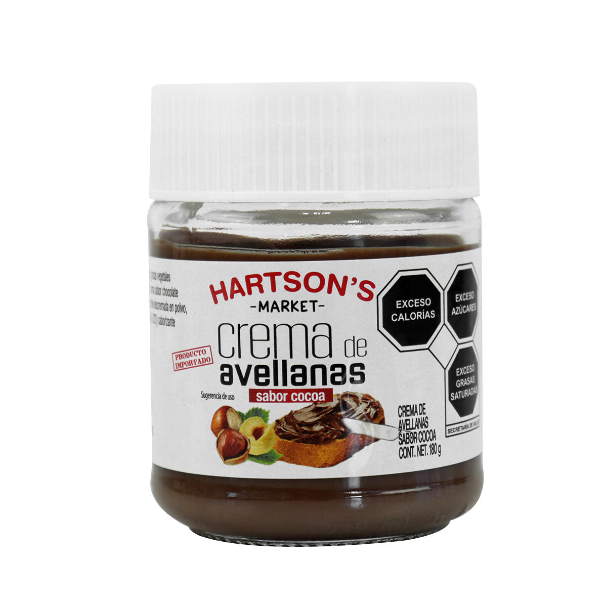 Crema de avellana Hartsons 180 grs.