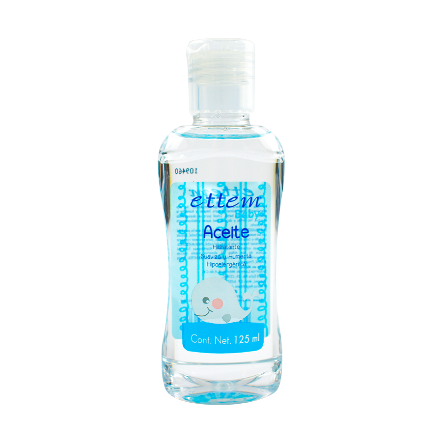 Aceite hipoalergénico para bebé ETTEM 125 ml.