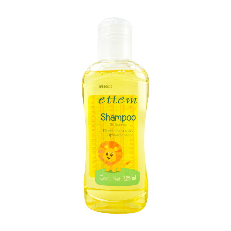 Shampoo Baby ETTEM extra suave hipoalergénico de 125 ml.