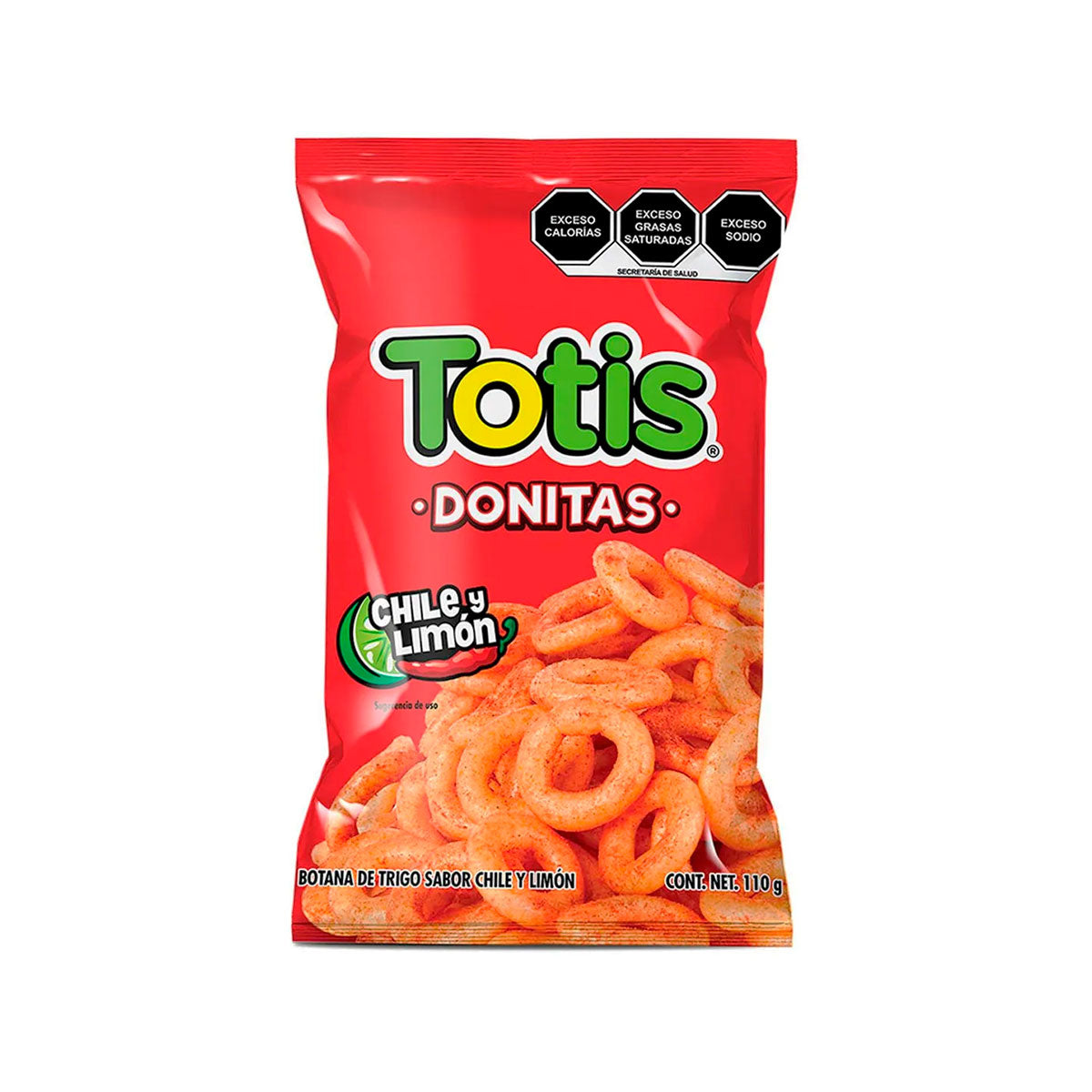 Totis Donitas chile y limón 110 grs.