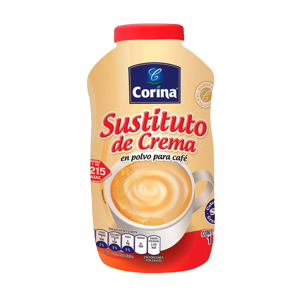 Sustituto de crema en polvo para café Corina 1 kg.