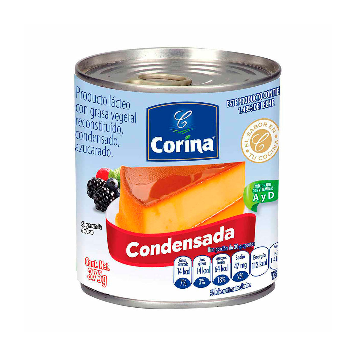 Leche condensada Corina 375 grs.