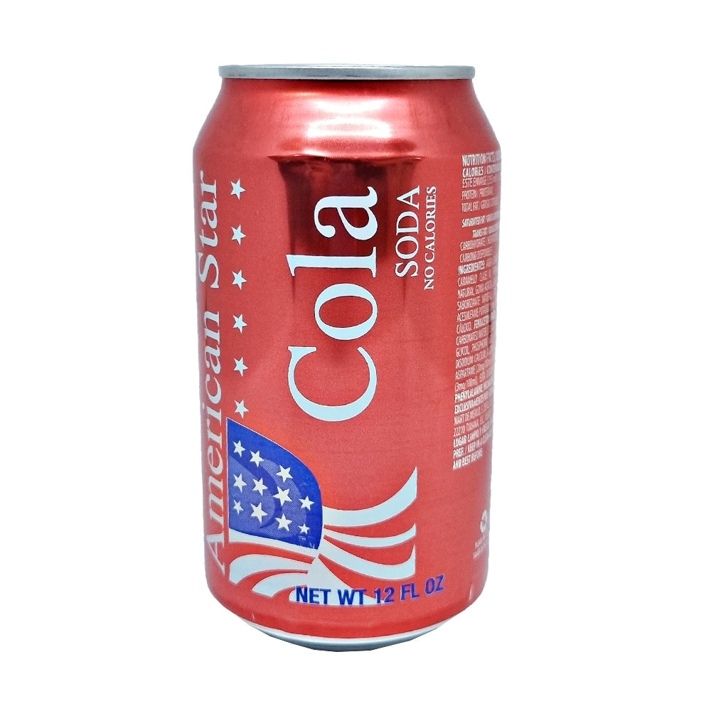 Soda American Stars Cola 355 ml.