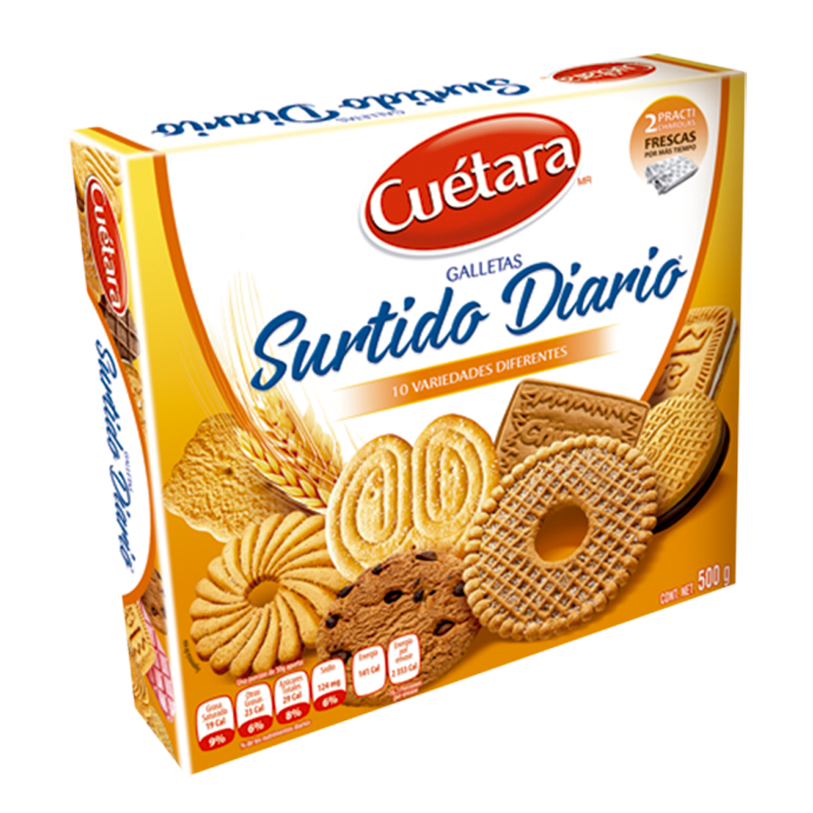 Galletas Cuétara surtido diario de 500 grs.