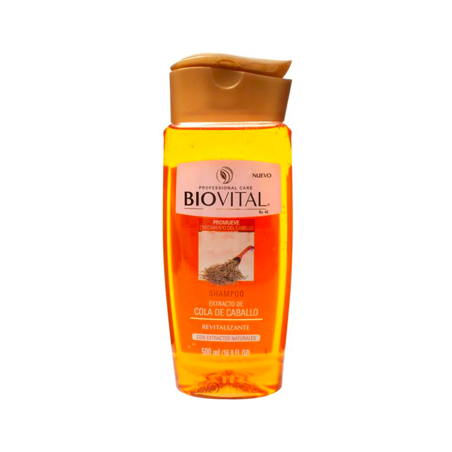 Shampoo Biovital extracto cola de caballo de 500 ml.
