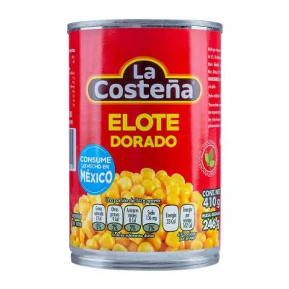 Elote dorado La Costeña 410 grs.