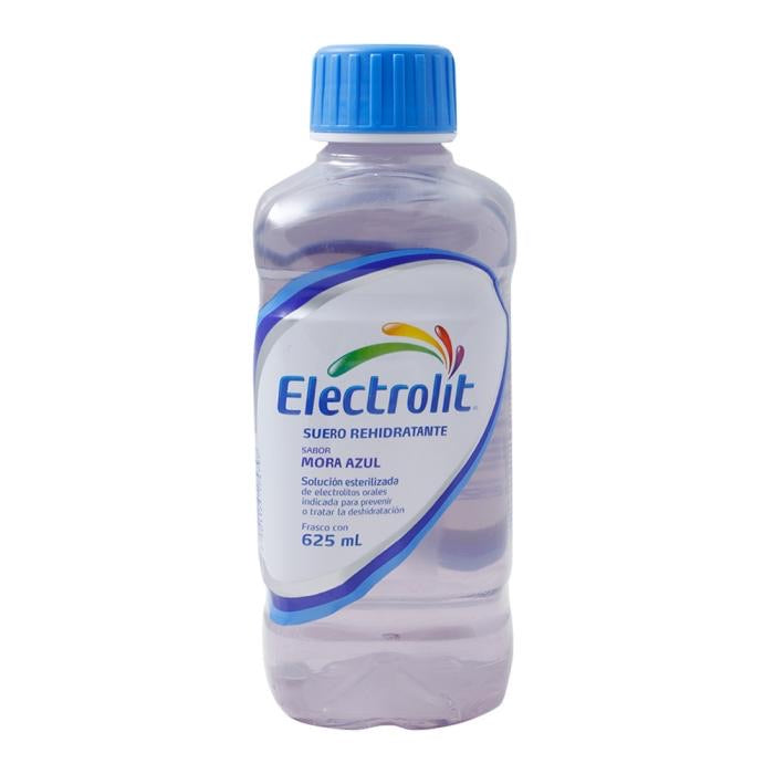 Electrolit suero mora azul 625 ml.