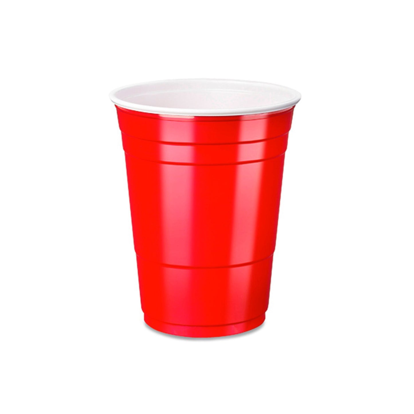Bosco paquete con 12 vasos plásticos bicolor de 16 oz.