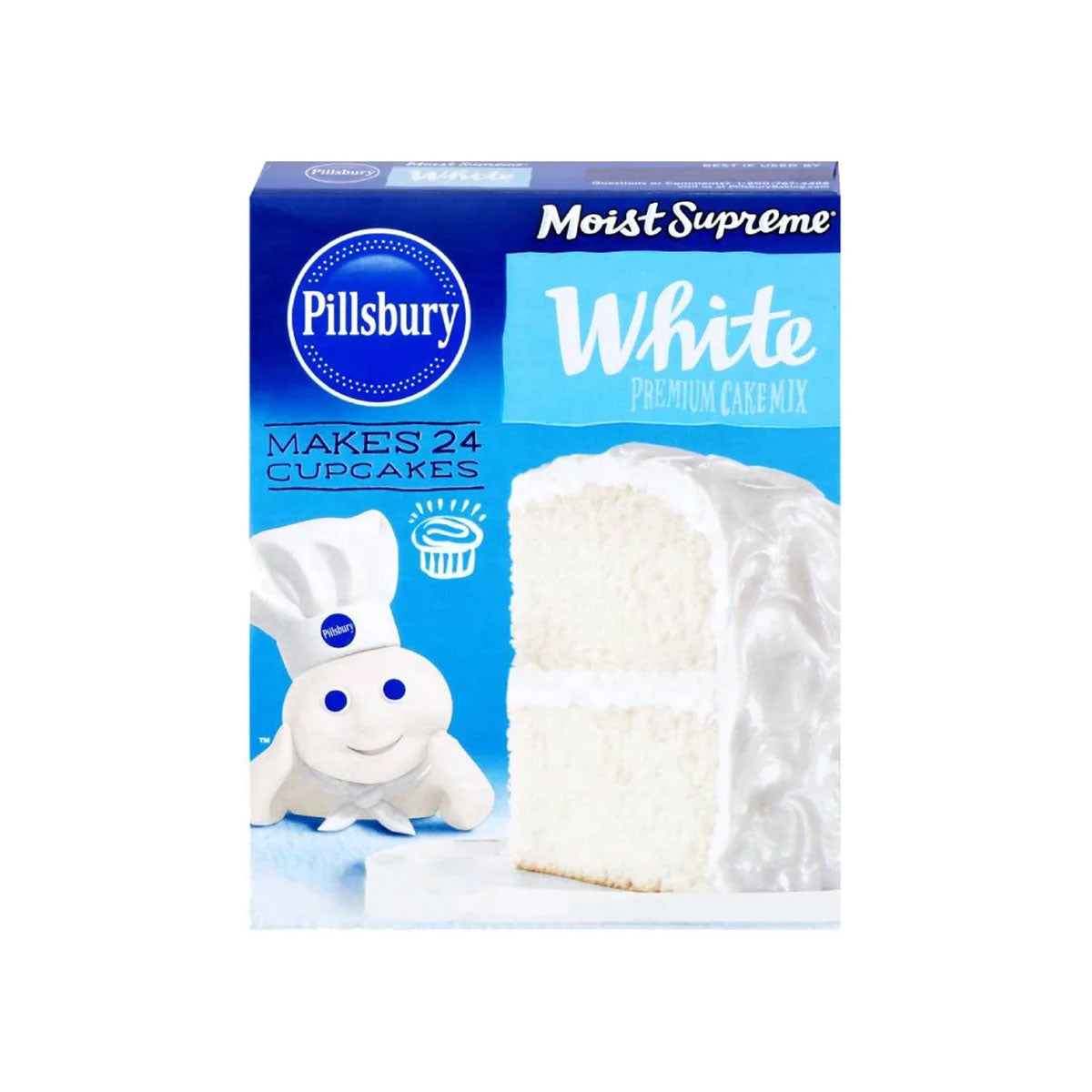 Mezcla para Pastel Blanco Pillsbury Moist Supreme 432gr