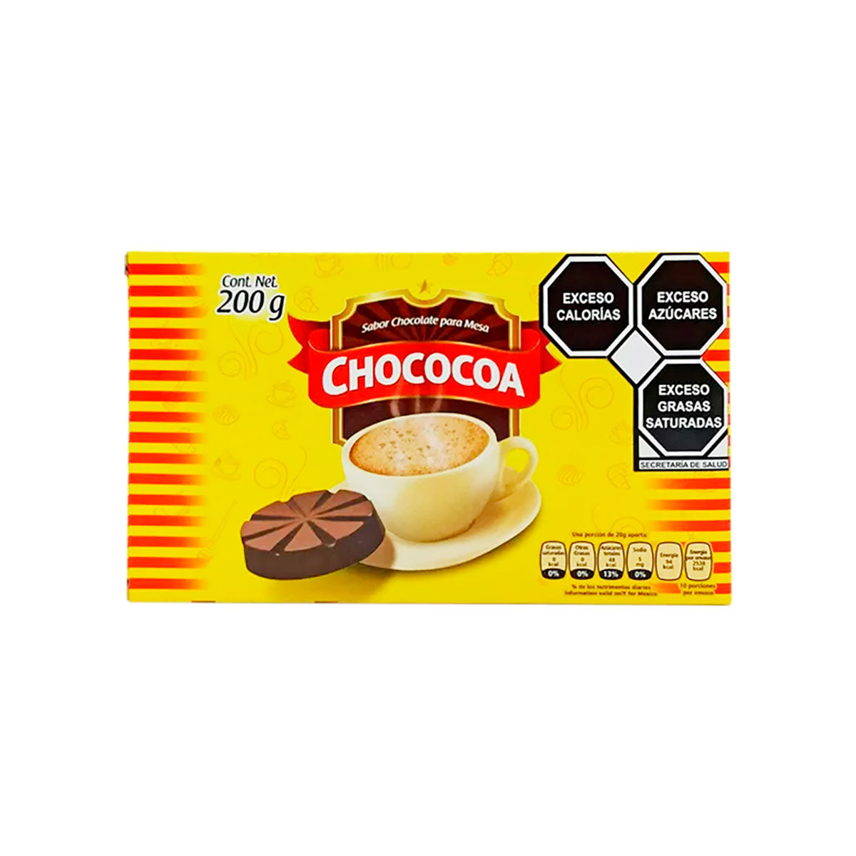 Chocolate de mesa CHOCOCOA de 200 grs.