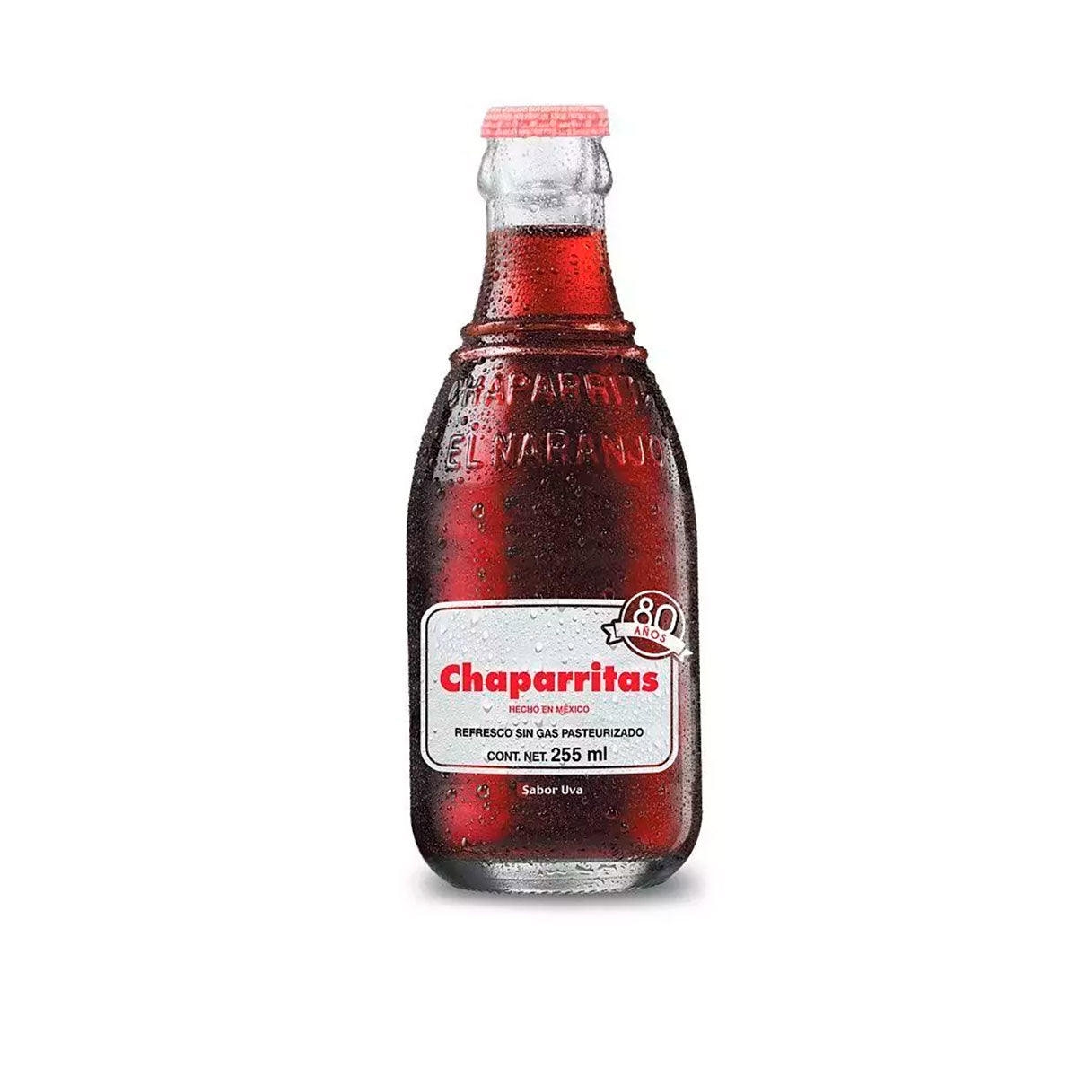 Refresco Chaparrita sabor uva de 255 ml.