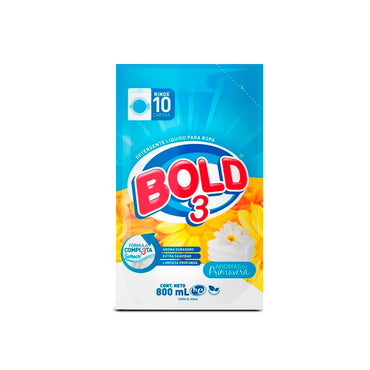 Detergente Bold 3 aromas de 800 ml.