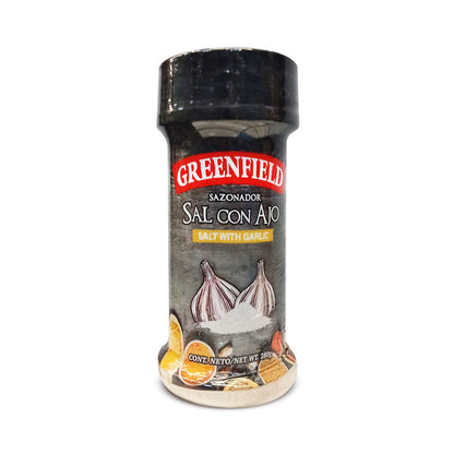 Greenfield condimento de sal con ajo 280 grs.