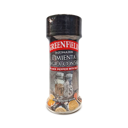 Greenfield condimento de pimienta negra y sal 99 grs.