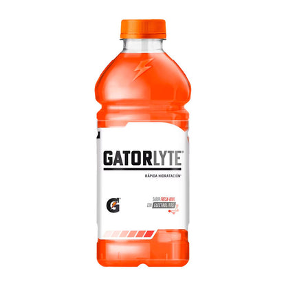 Bebida rehidratante Gatorlyte sabor fresa-kiwi 591 ml.