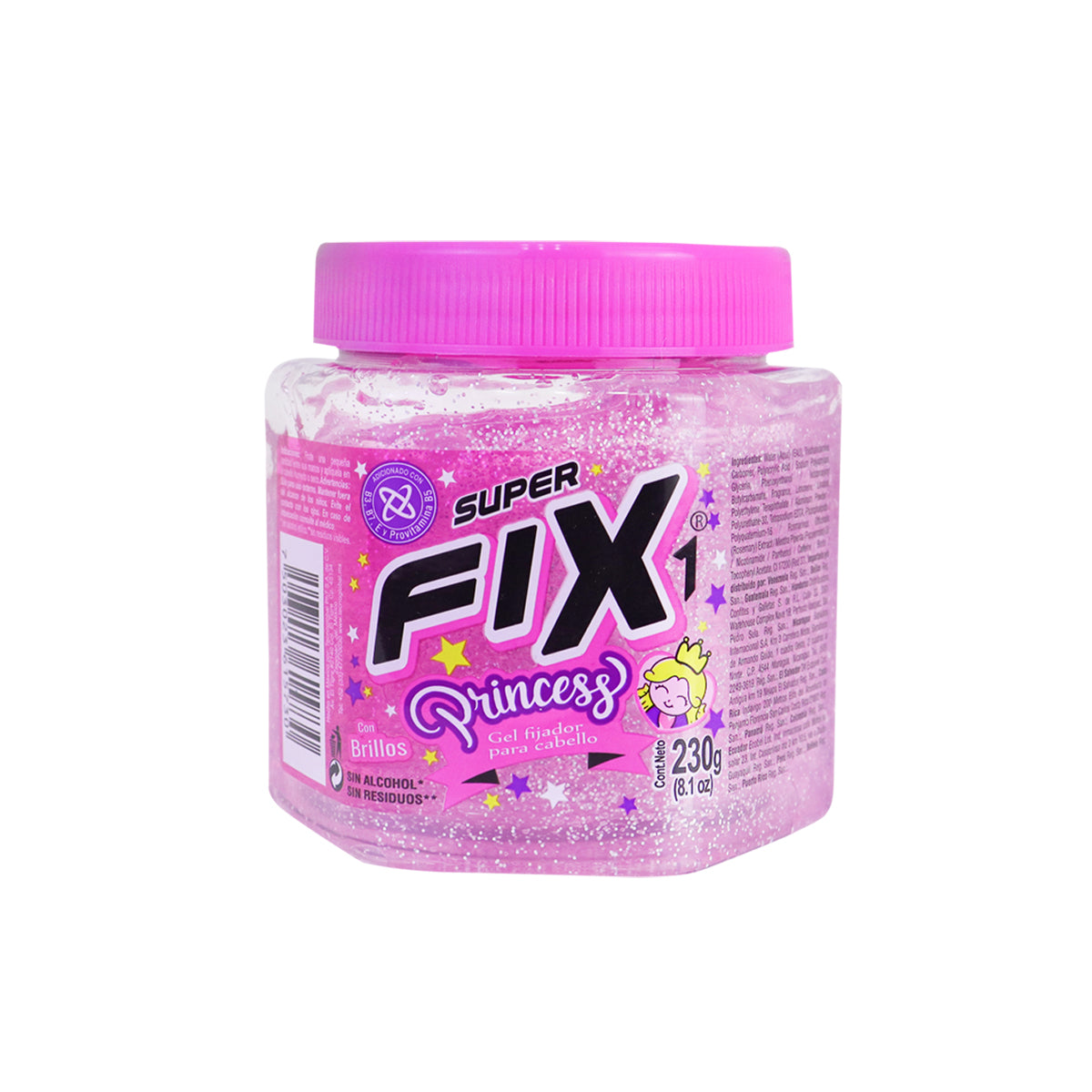 Súper Fix gel fijador Princess.