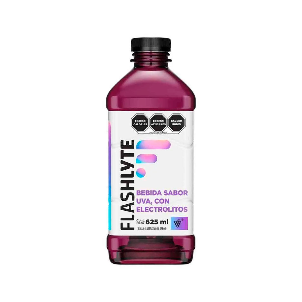 Suero Flashlyte Uva 625 ml.