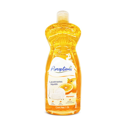 Lavatrastes lí­quido naranja Perceptions de 1Lt.