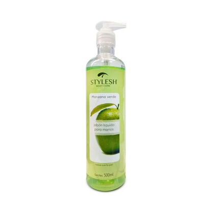 Jabón de manos manzana Stylesh de 500 ml.