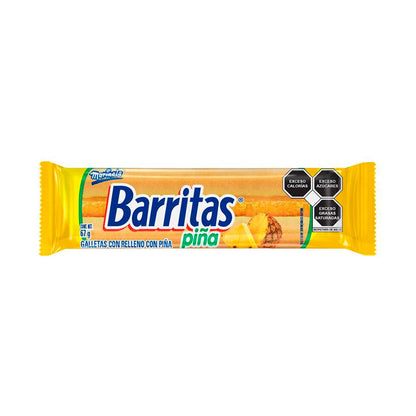 Barritas Marinela con relleno sabor piña 75 grs.