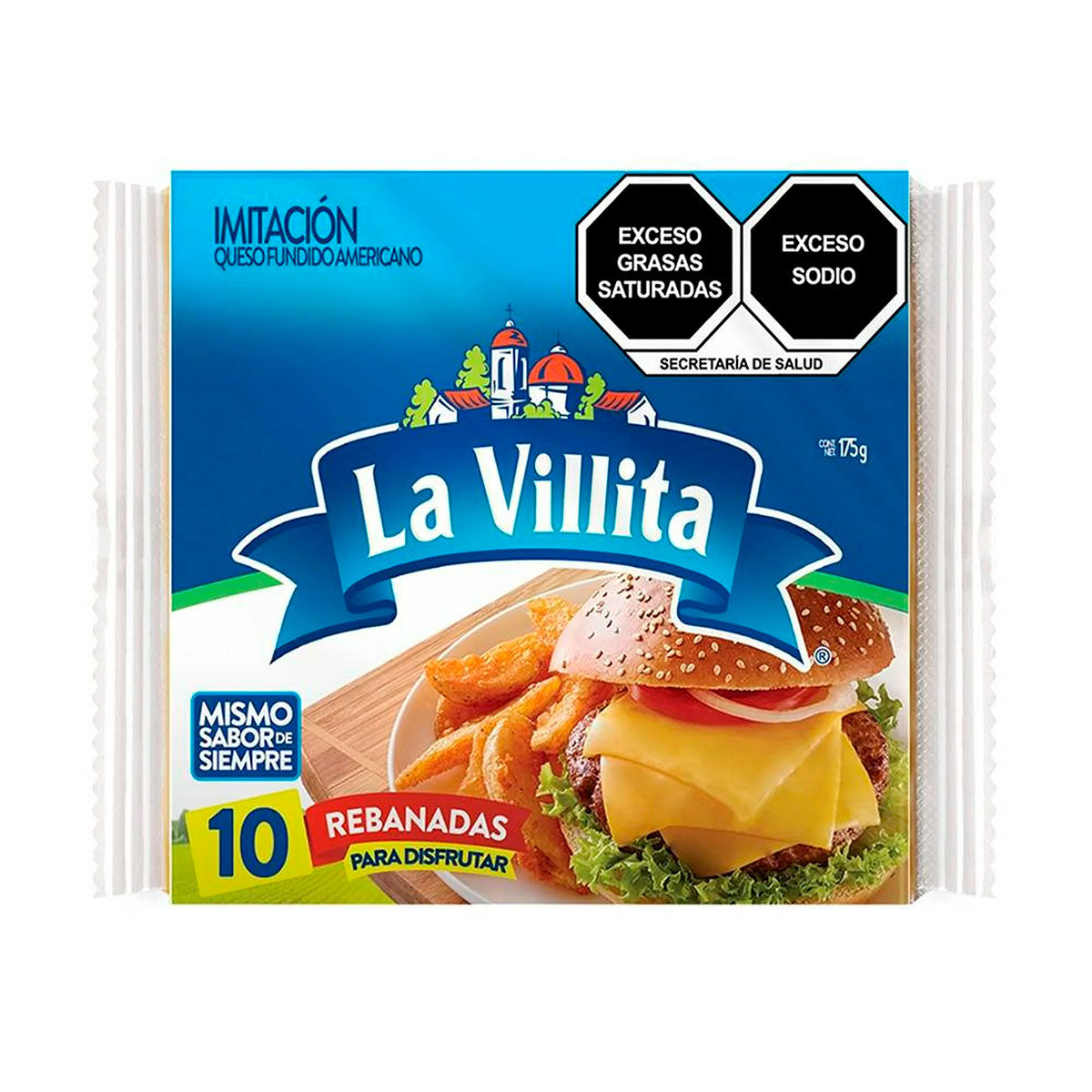 Queso Americano La Villita de 175 grs.